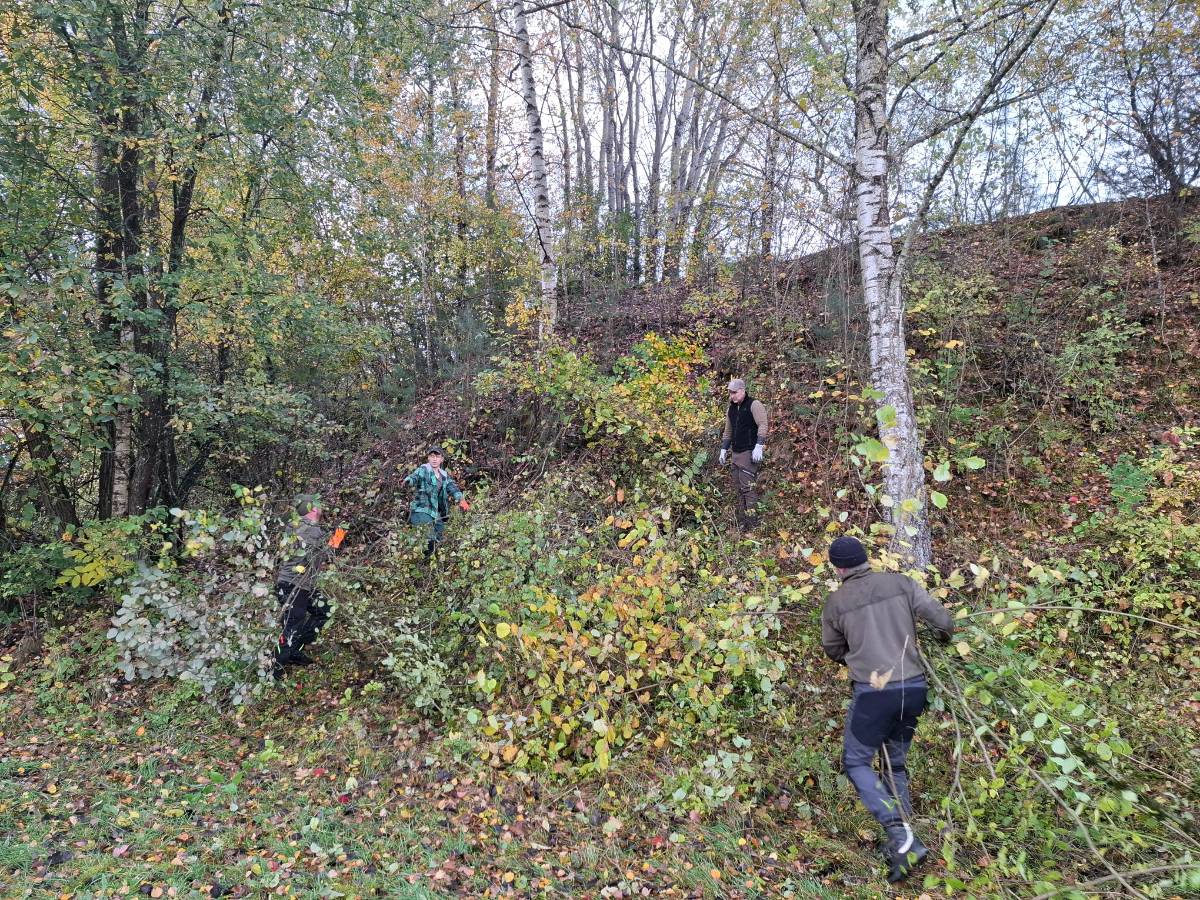 Mit grossem Einsatz waren die Jungjägerinnen und Jungjäger im Seebachtal unterwegs.